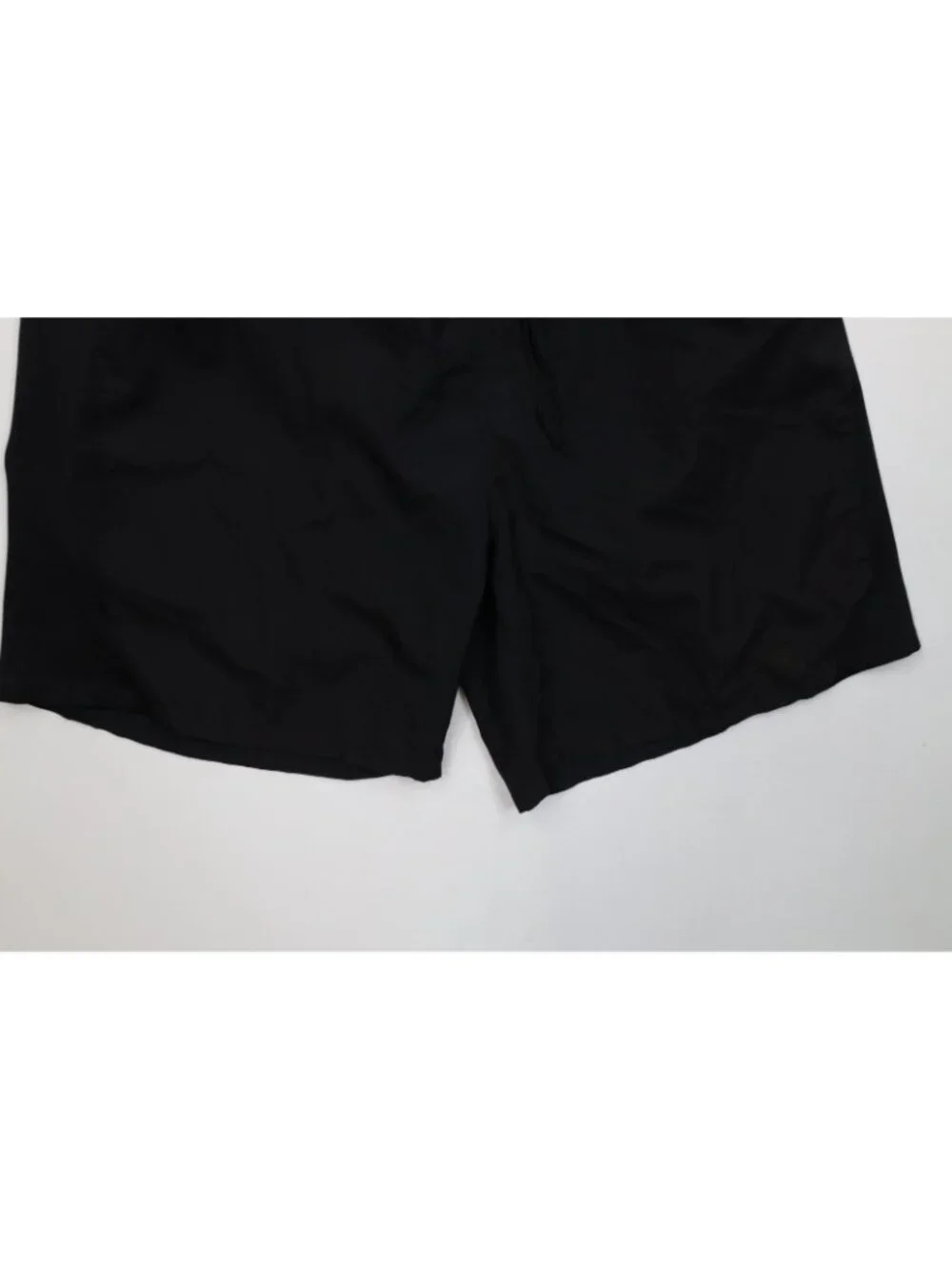 Vtg Y2K The North Face Mens Large Spell Out Triple Black Lined Running Shorts
